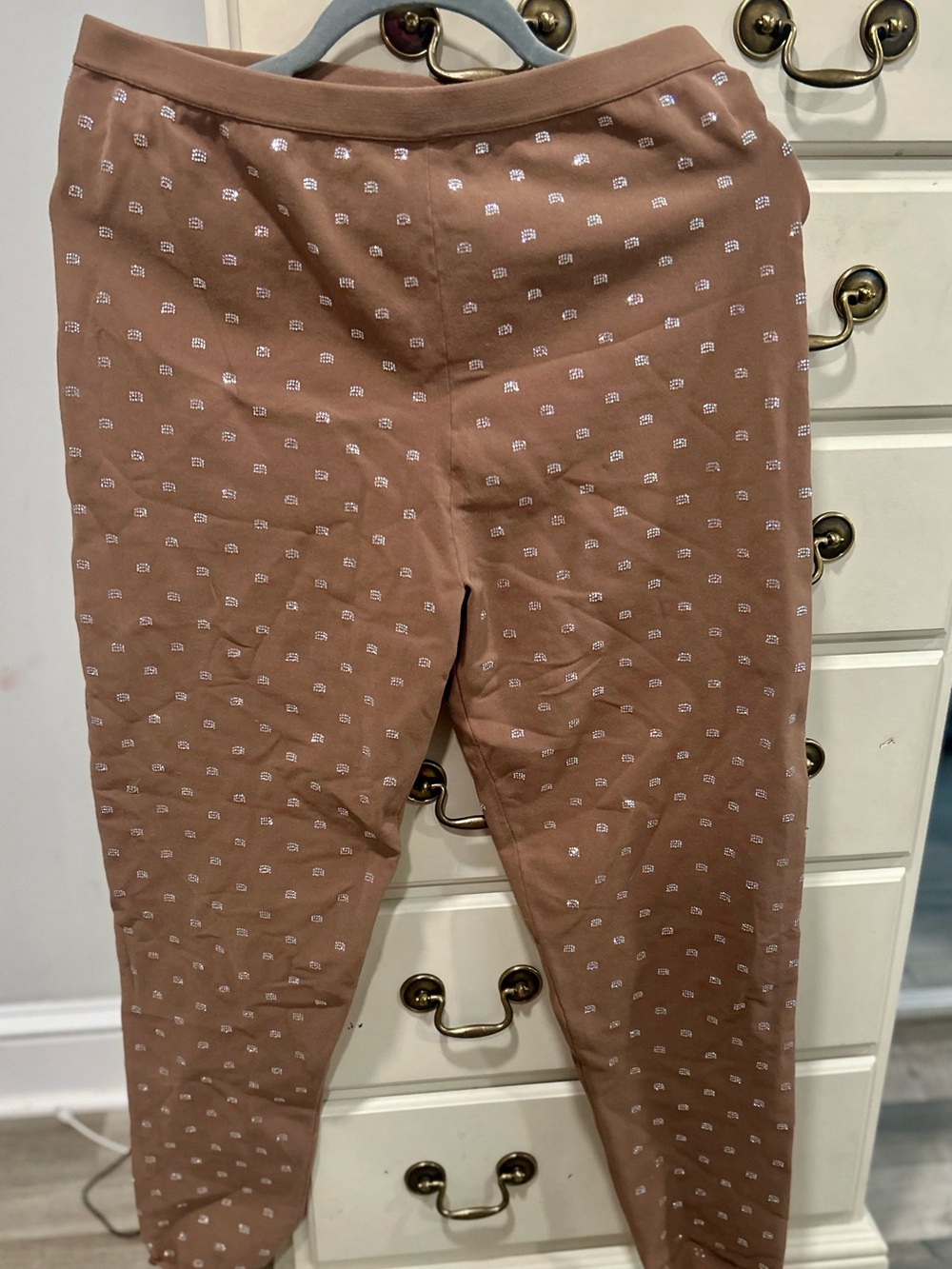 Alexander Wang Leggings with Crystal logo